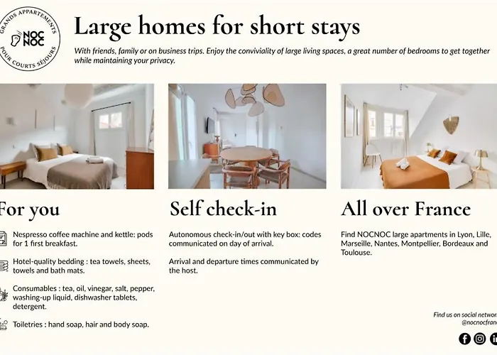 Nocnoc - L'artiste Du Capitole, Hyper-centre, 4 Lits アパート *