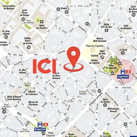 Appartamento Nocnoc - L'artiste Du Capitole, Hyper-centre, 4 Lits *